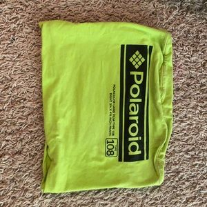 Bright green tube top,cute with black jeans, neon,size xs